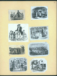 Scenes of daily life in nineteenth-century America.