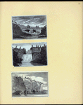 Rock formations and waterfalls.