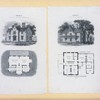 Country houses and their floor plans.