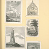 Various buildings and a lighthouse.