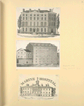 A hospital and other buildings.