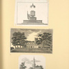 Churches and a baldachino and pulpit.