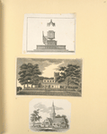 Churches and a baldachino and pulpit.