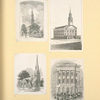Churches and buildings.