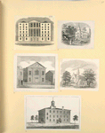 Churches and buildings.