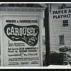 Marquee of the Paper Mill Playhouse stage production Carousel (musical), by Rodgers and Hammerstein