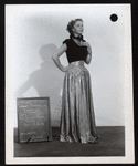 Wardrobe photo of Jayne Meadows for the motion picture Unfaithfully Yours