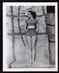Cathy Downs wearing a Bonnie Cashin design