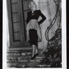Barbara Lawrence wearing a Bonnie Cashin design