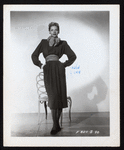 Barbara Lawrence wearing a Bonnie Cashin design