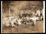 Showgirls in rehearsal for an unidentified production