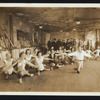 Showgirls in rehearsal for an unidentified production