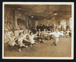 Showgirls in rehearsal for an unidentified production