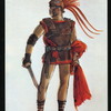 Costume design for Ian Hogg in an unidentified production of Coriolanus