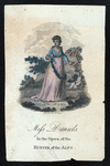 Miss Daniels in the opera The Hunter of the Alps