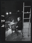 Denis Deegan and playwright Lorees Yerby  at the Pocket Theatre
