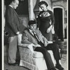 Roland Culver, Brian Bedford, and Jessica Tandy in the stage production Five Finger Exercise