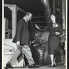 Roland Culver and Jessica Tandy in the stage production Five Finger Exercise