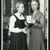 Juliet Mills and Jessica Tandy in the stage production Five Finger Exercise