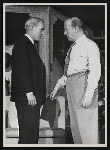 Michael Bryant and Roland Culver in the stage production Five Finger Exercise