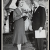 Jessica Tandy and Michael Bryant in the stage production Five Finger Exercise
