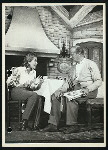 Juliet Mills and Roland Culver in the stage production Five Finger Exercise