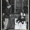 Roland Culver and Jessica Tandy in the stage production Five Finger Exercise