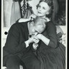 Michael Bryant and Jessica Tandy in the stage production Five Finger Exercise