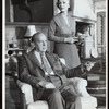 Roland Culver and Jessica Tandy in the stage production Five Finger Exercise