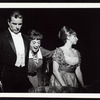 Johnny Desmond, Kay Medford, and Barbra Streisand in the stage production Funny Girl