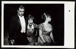 Johnny Desmond, Kay Medford, and Barbra Streisand in the stage production Funny Girl