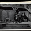 Scene from the stage production Goetz Von Berlichingen performed in Goetz's castle at Jagsthausen, Germany