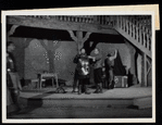 Scene from the stage production Goetz Von Berlichingen performed in Goetz's castle at Jagsthausen, Germany