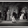 Scene from the stage production Goetz Von Berlichingen performed in Goetz's castle at Jagsthausen, Germany
