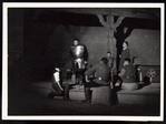 Scene from the stage production Goetz Von Berlichingen performed in Goetz's castle at Jagsthausen, Germany
