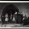 Scene from the stage production Goetz Von Berlichingen performed in Goetz's castle at Jagsthausen, Germany