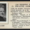 G. Swayne Gordon