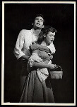 Anthony Perkins and Ellen McCown in the stage production Greenwillow