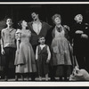 Brenda Harris, Ian Tucker, Ellen McCown, Anthony Perkins, John Megna, Pert Kelton, and Cecil Kellaway in the stage production Greenwillow