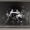 Grover Dale and cast in the stage production Greenwillow