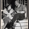 Pert Kelton and unidentified actor in the stage production Greenwillow