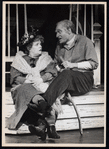 Pert Kelton and unidentified actor in the stage production Greenwillow