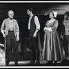 Unidentified actor, Anthony Perkins, Pert Kelton, Ian Tucker, and John Megna in the stage production Greenwillow