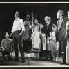 Anthony Perkins and cast in the stage production Greenwillow