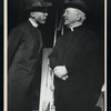 Unidentified actor and Cecil Kellaway in the stage production Greenwillow