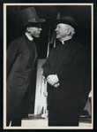 Unidentified actor and Cecil Kellaway in the stage production Greenwillow