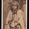 Mary Anderson as Ophelia in the stage production Hamlet