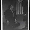 Laurence Oliver and Robert Newton in the stage production Hamlet