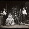 Maurice Evans, Lili Darvas and unidentified others in the stage production Hamlet