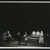 Maurice Evans and others in Act I Scene 6 of the stage production Hamlet ("Or, if it was, not above once, for the play, I remember, pleased not the million. 'Twas caviary to the general".)